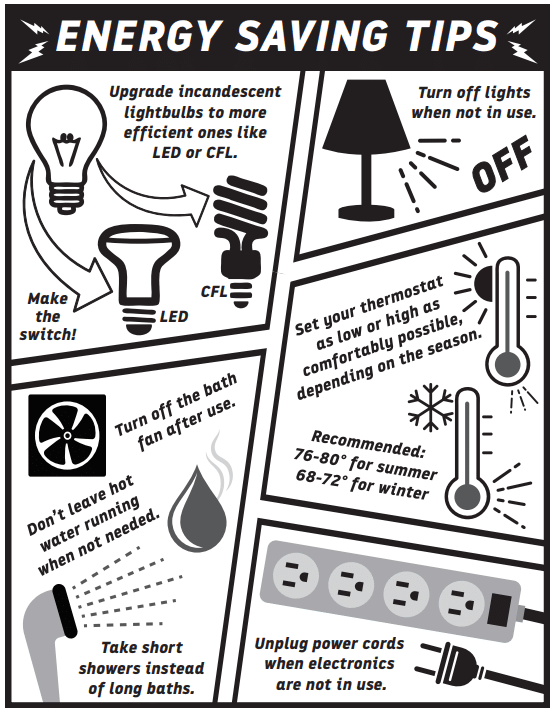 energy saving tips